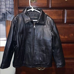 Child’s Black Leather Jacket
